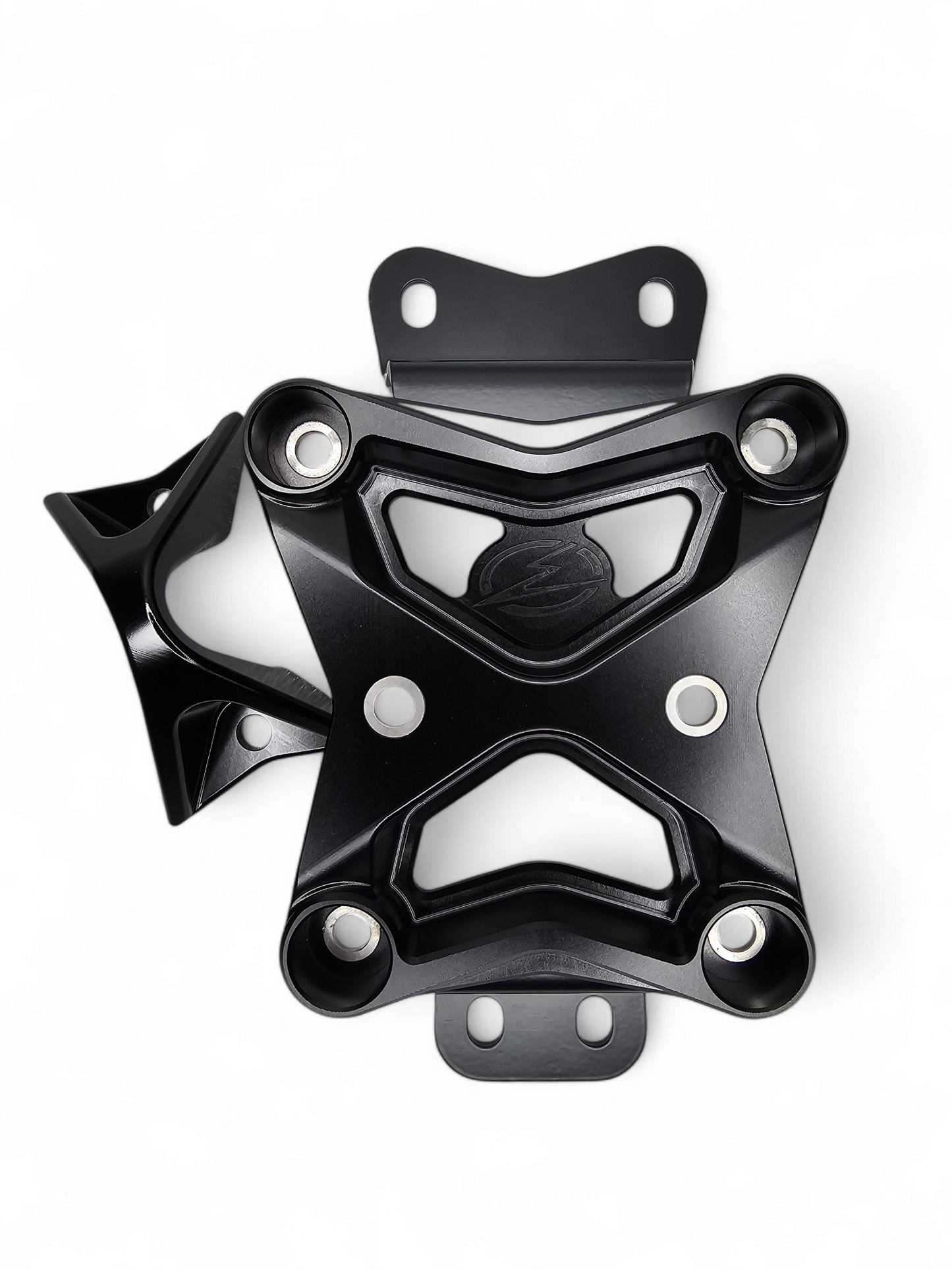 2022 TO CURRENT CAN-AM X3 10 BOLT RADIUS ROD PLATE WITH PULL HOOK (BLACK)