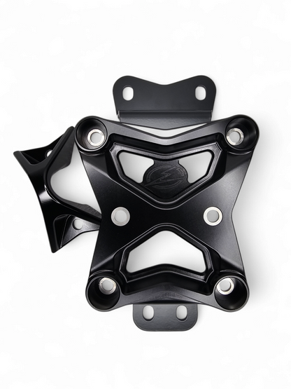 2022 TO CURRENT CAN-AM X3 10 BOLT RADIUS ROD PLATE WITH PULL HOOK (BLACK)