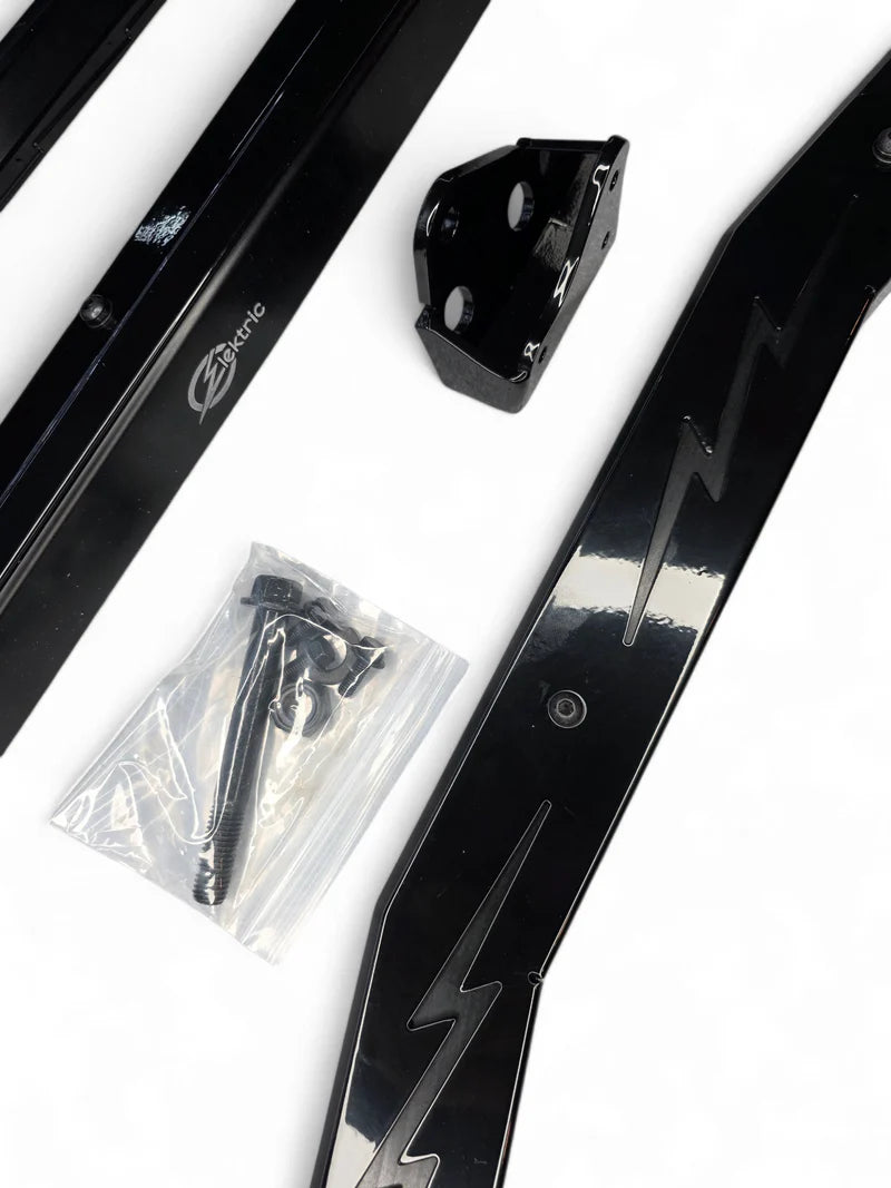 2024+ CAN-AM MAVERICK R HIGH CLEARANCE ADJUSTABLE RADIUS RODS (ANODIZED BLACK)