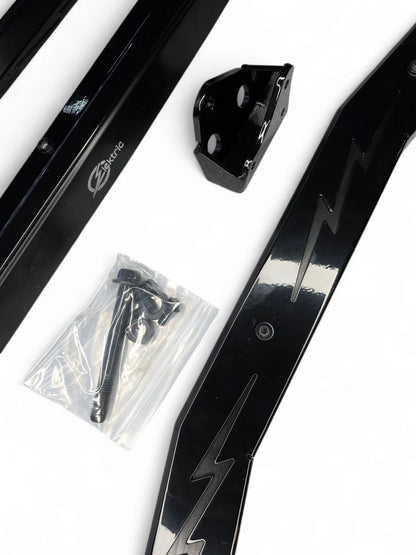 2024+ CAN-AM MAVERICK R HIGH CLEARANCE ADJUSTABLE RADIUS RODS (ANODIZED BLACK)