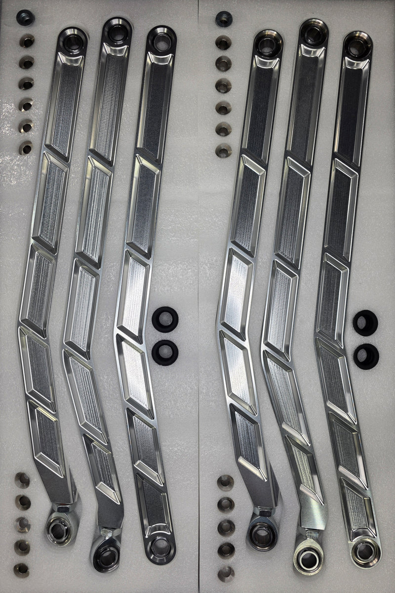 2017+ CAN-AM X3 MAVERICK VOLT BILLET RADIUS RODS ANODIZED CLEAR (RS72" MODEL ONLY)
