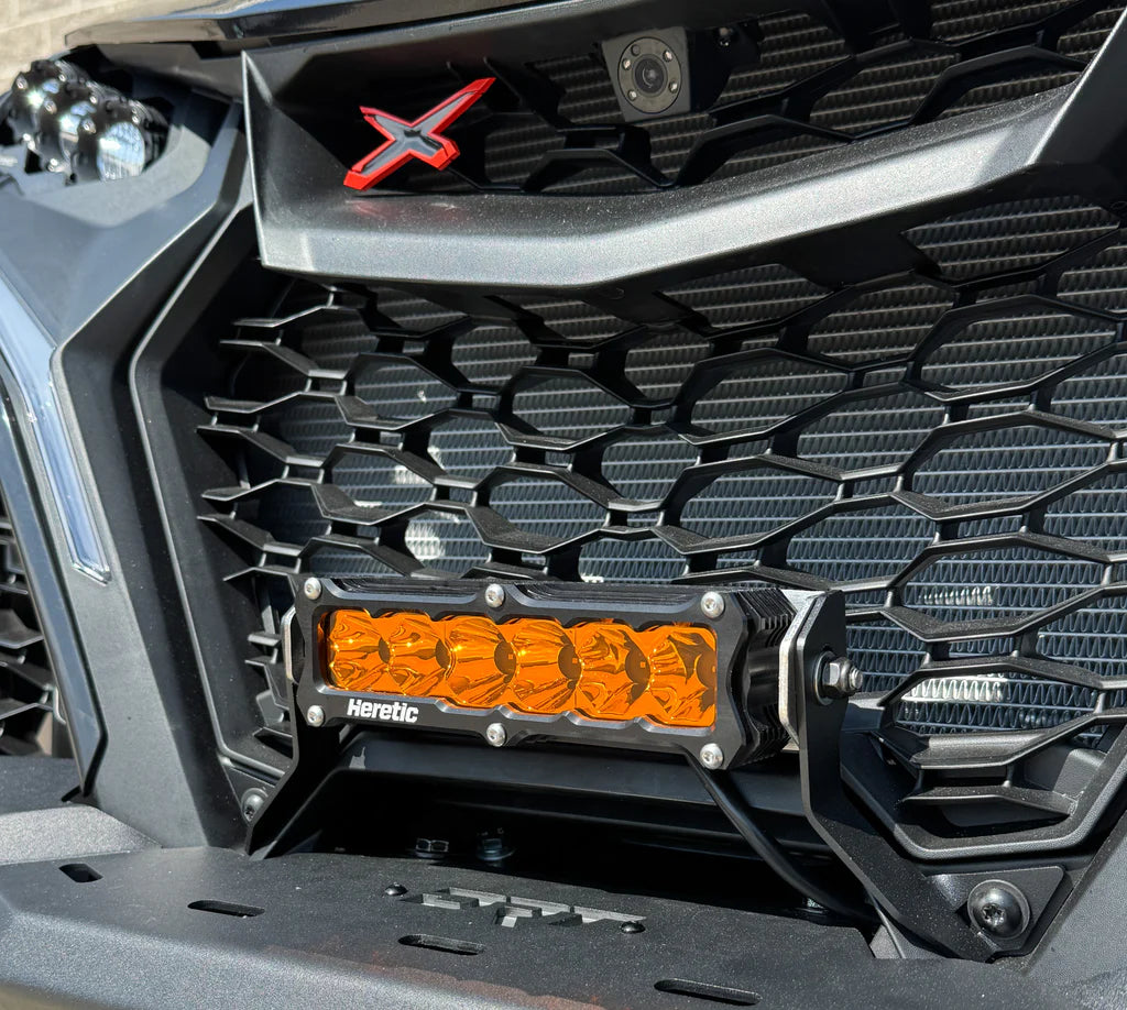 HERETIC CAN-AM MAVERICK LOWER GRILL 6" LIGHT BAR KIT