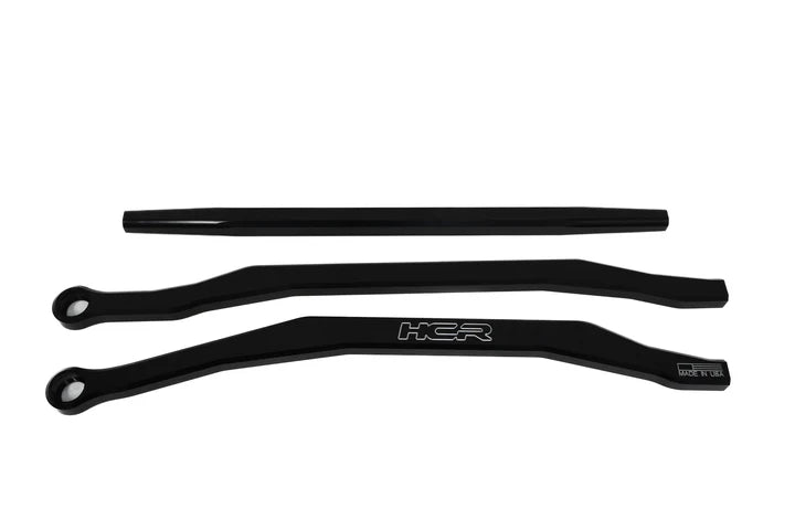 CAN-AM MAVERICK X3 HIGH CLEARANCE BILLET RADIUS ROD SET FOR 72" ANODIZED BLACK
