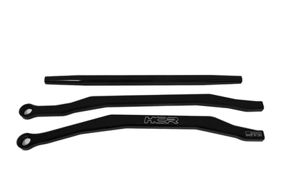 CAN-AM MAVERICK X3 HIGH CLEARANCE BILLET RADIUS ROD SET FOR 72" ANODIZED BLACK