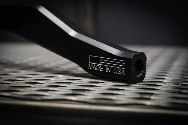 CAN-AM MAVERICK X3 HIGH CLEARANCE BILLET RADIUS ROD SET FOR 72" ANODIZED BLACK