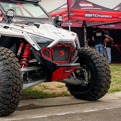 POLARIS PRO R /TURBO R WINCH SINGLE TUBE FRONT BUMPER