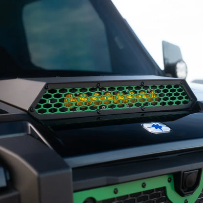 SDR Motorsports Polaris Xpedition Hood Mounted Light Bar Scoop