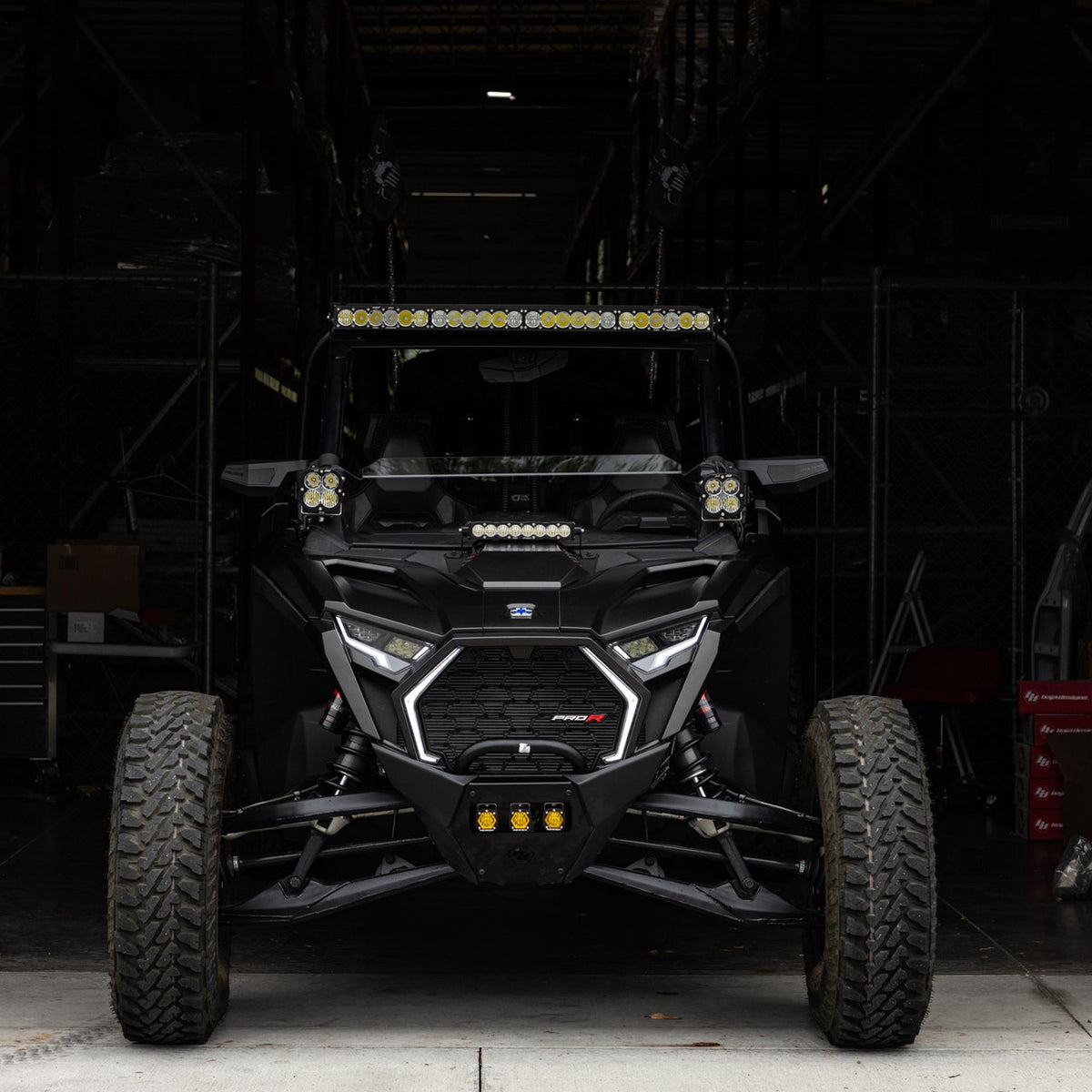 Baja Designs S8 10" Light Bar Hood Mount Kit - Polaris 2025 RZR Pro R, Pro S, Pro XP