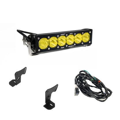 Baja Designs OnX6+ 10" Light Bar Hood Mount Kit - Polaris 2025 RZR Pro R, Pro S, Pro XP