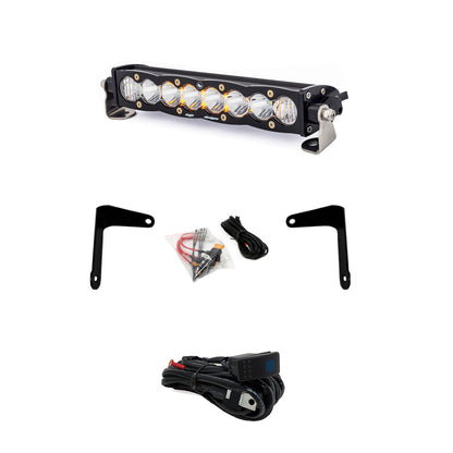 CAN-AM S8 10 INCH SHOCK MOUNT LIGHT BAR KIT - CAN-AM MAVERICK X3 2017-24