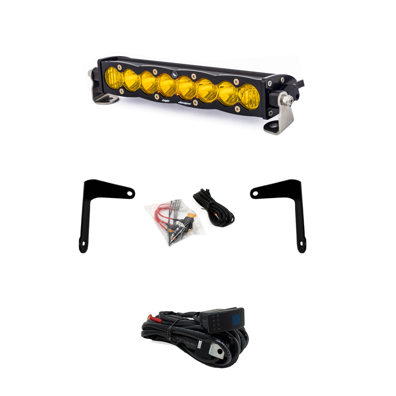 CAN-AM S8 10 INCH SHOCK MOUNT LIGHT BAR KIT - CAN-AM MAVERICK X3 2017-24
