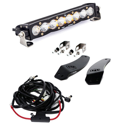 TEXTRON/ACRTIC CAT S8 10 INCH GRILLE MOUNT LIGHT BAR KIT - ARCTIC CAT 2020-21 WILCAT XX, TEXTRON 2018-19 WILDCAT XX