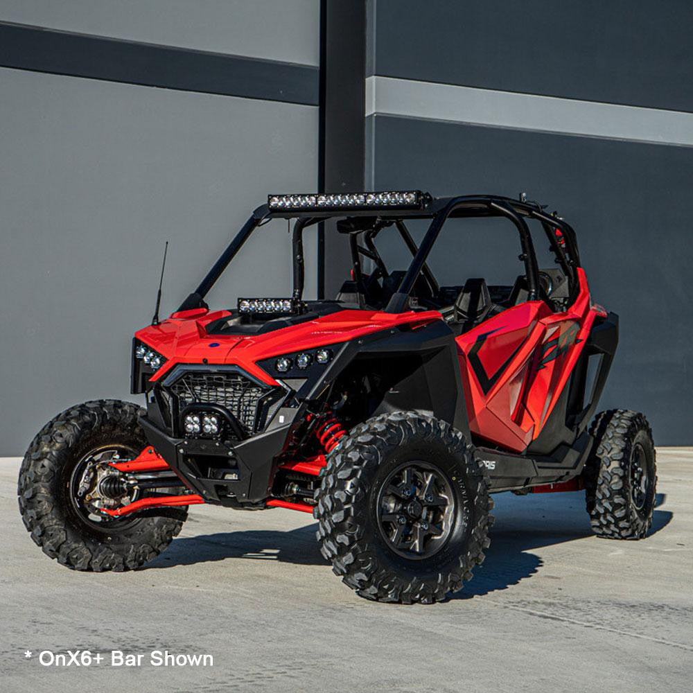 POLARIS S8 10 INCH HOOD MOUNT LIGHT BAR KIT - POLARIS RZR PRO XP 2020-22, TURBO R 2022-24