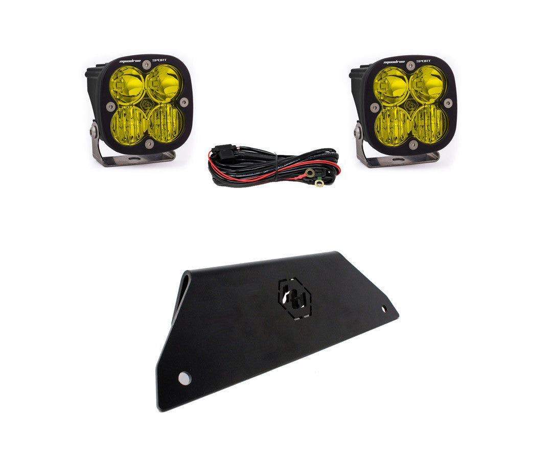 POLARIS SQUADRON SPORT BUMPER LOWER MOUNT LIGHT KIT - POLARIS RZR PRO XP 2020-24