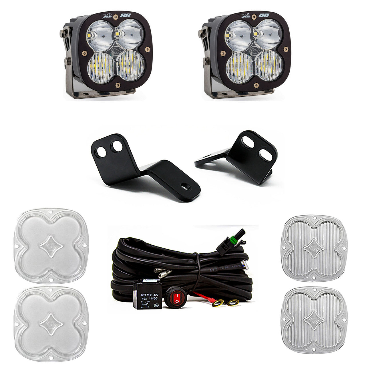 ARCTIC CAT/TEXTRON XL80 A-PILLAR LIGHT KIT - ARCTIC CAT/TEXTRON 2018-22 WILDCAT XX