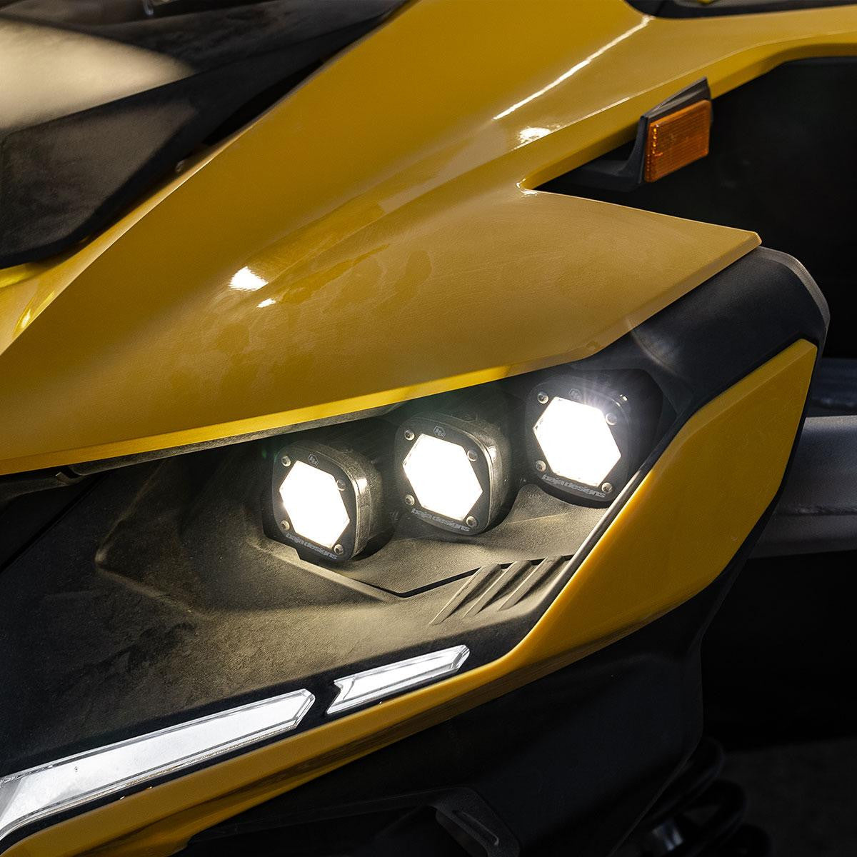 CAN-AM MAVERICK R TRIPLE S1 "UNLIMITED" HEADLIGHT KIT - CAN-AM MAVERICK R 2024
