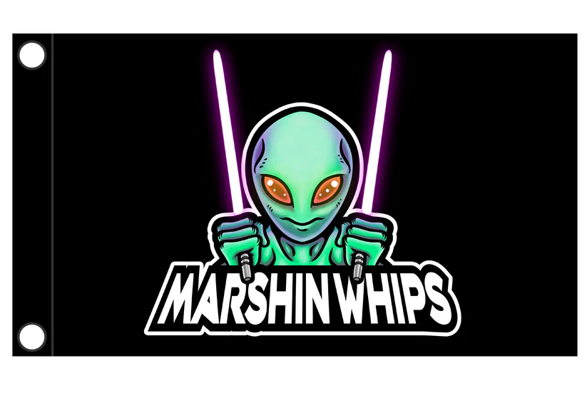 MARSHIN WHIPS SINGLE DAY WHIP FLAG
