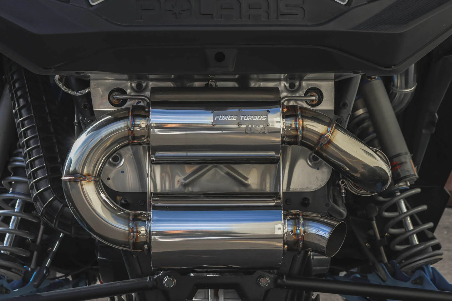 POLARIS RZR 3" FULL TURBO BACK EXHAUST