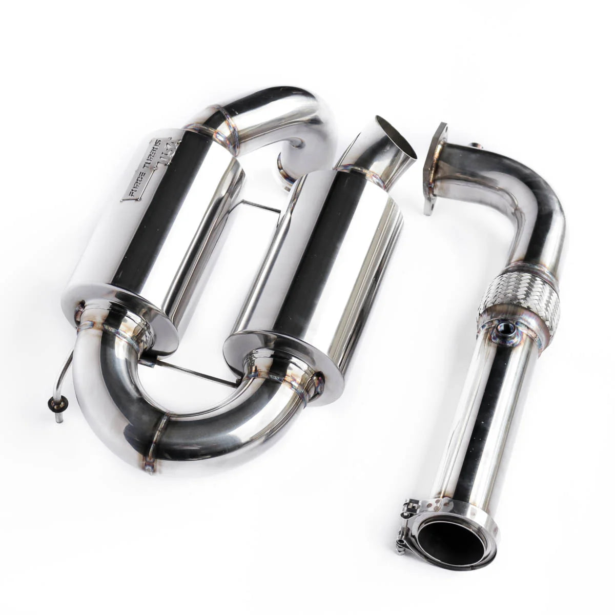 POLARIS RZR 3" FULL TURBO BACK EXHAUST