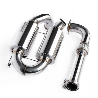 POLARIS RZR 3" FULL TURBO BACK EXHAUST