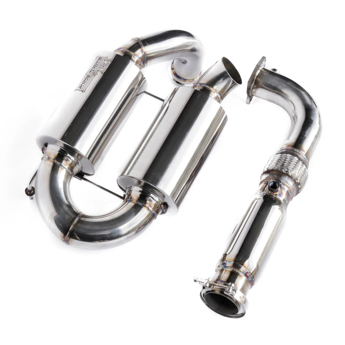 POLARIS RZR 3" FULL TURBO BACK EXHAUST