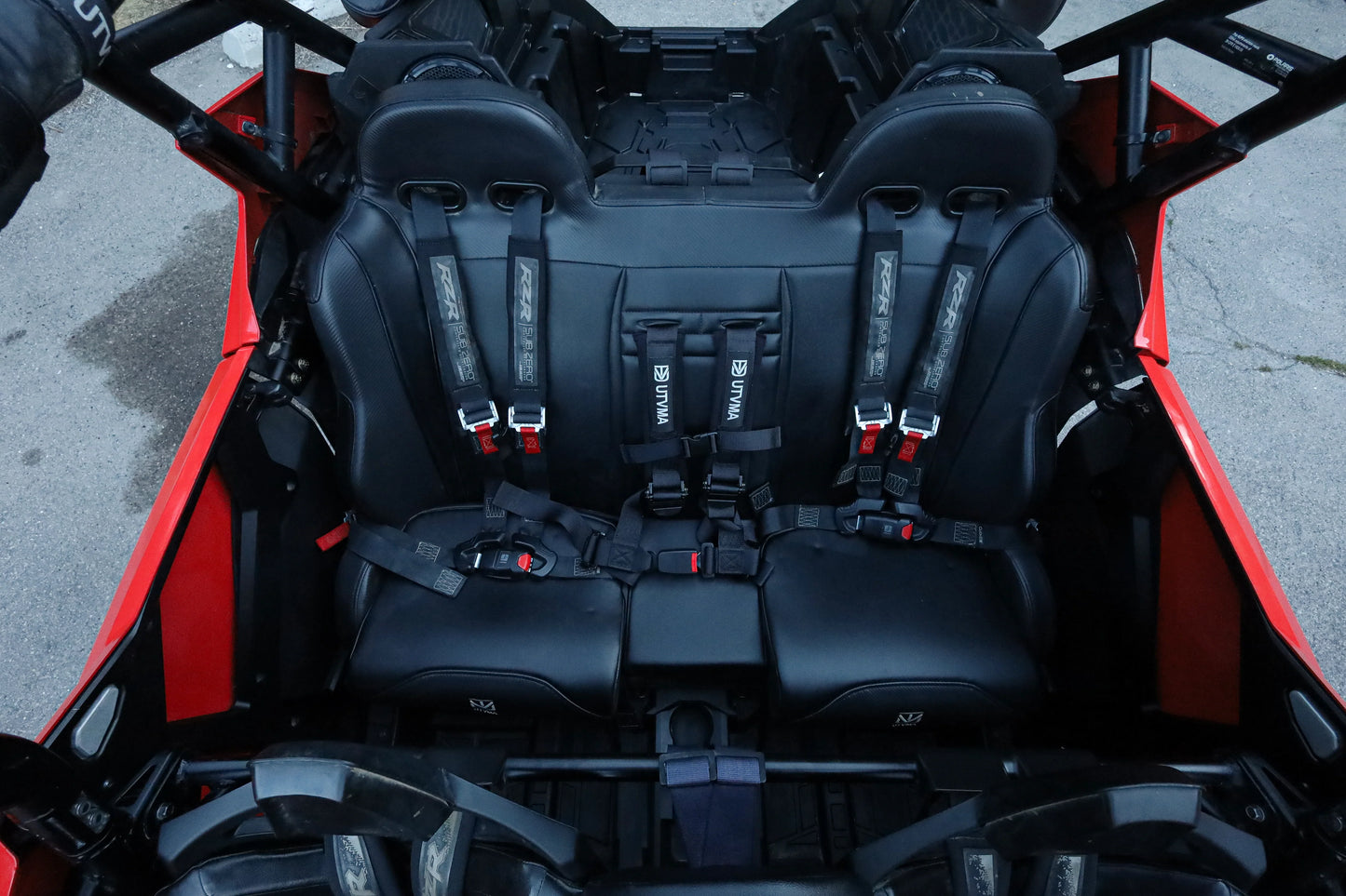 RZR 4 PRO (TURBO R, PRO R, PRO) REAR BENCH SEAT W/ HARNESSES (2020-2025)