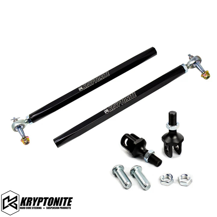 KRYPTONITE POLARIS RZR DEATH GRIP TIE RODS STAGE "1" 2020-2023 PRO XP SHOCK THERAPY
