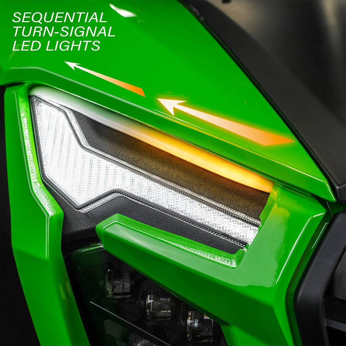 SSV Works 2026 Kawasaki Teryx H2 SWITCH Works Tango2 Turn Signal Plug-&-Play Kit w/Sequential Front LED Lights