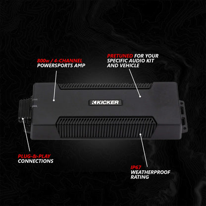 SSV Works 2017-2026 Can-Am X3, Phase-6 K-Spec 6-Speaker 1650watt System w/MRB4