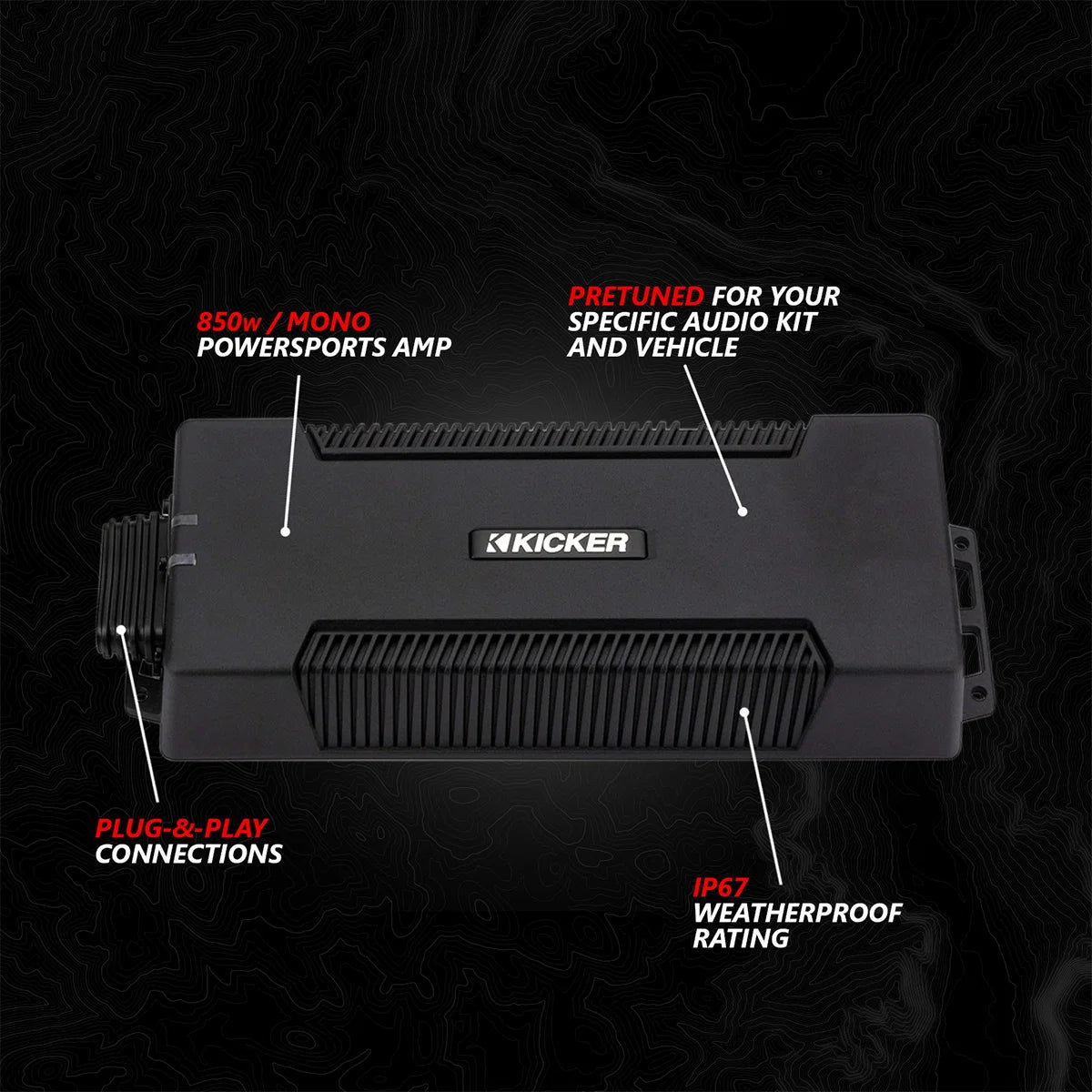 SSV Works 2017-2026 Can-Am X3, Phase-6 K-Spec 6-Speaker 1650watt System w/MRB4
