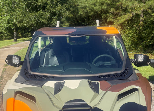 MOTO ARMOR L&W FAB 2025+ PRO SERIES 4 SEAT FULL GLASS WINDSHIELD