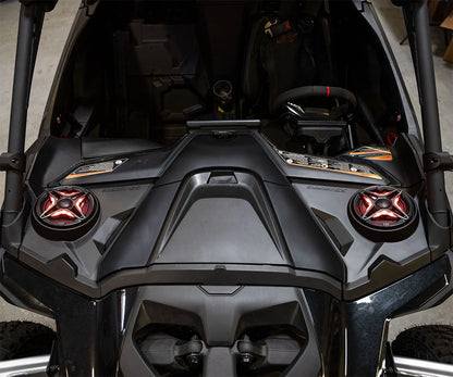 2024-2025 CAN-AM MAVERICK R FRONT DASH 6.5" SPEAKER PANELS