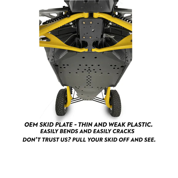 MAVERICK R PREMIUM 3 PIECE SKID PLATE / UHMW