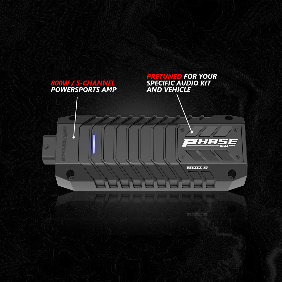 2024-2025 CAN-AM MAVERICK R, PHASE-4 A-SPEC 800 WATT 5-SPEAKER SYSTEM