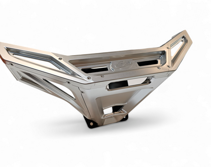 2022-2025 POLARIS RZR PRO R/TURBO R MACHINED BILLET FRONT WINCH BUMPER (CLEAR ANODIZED)