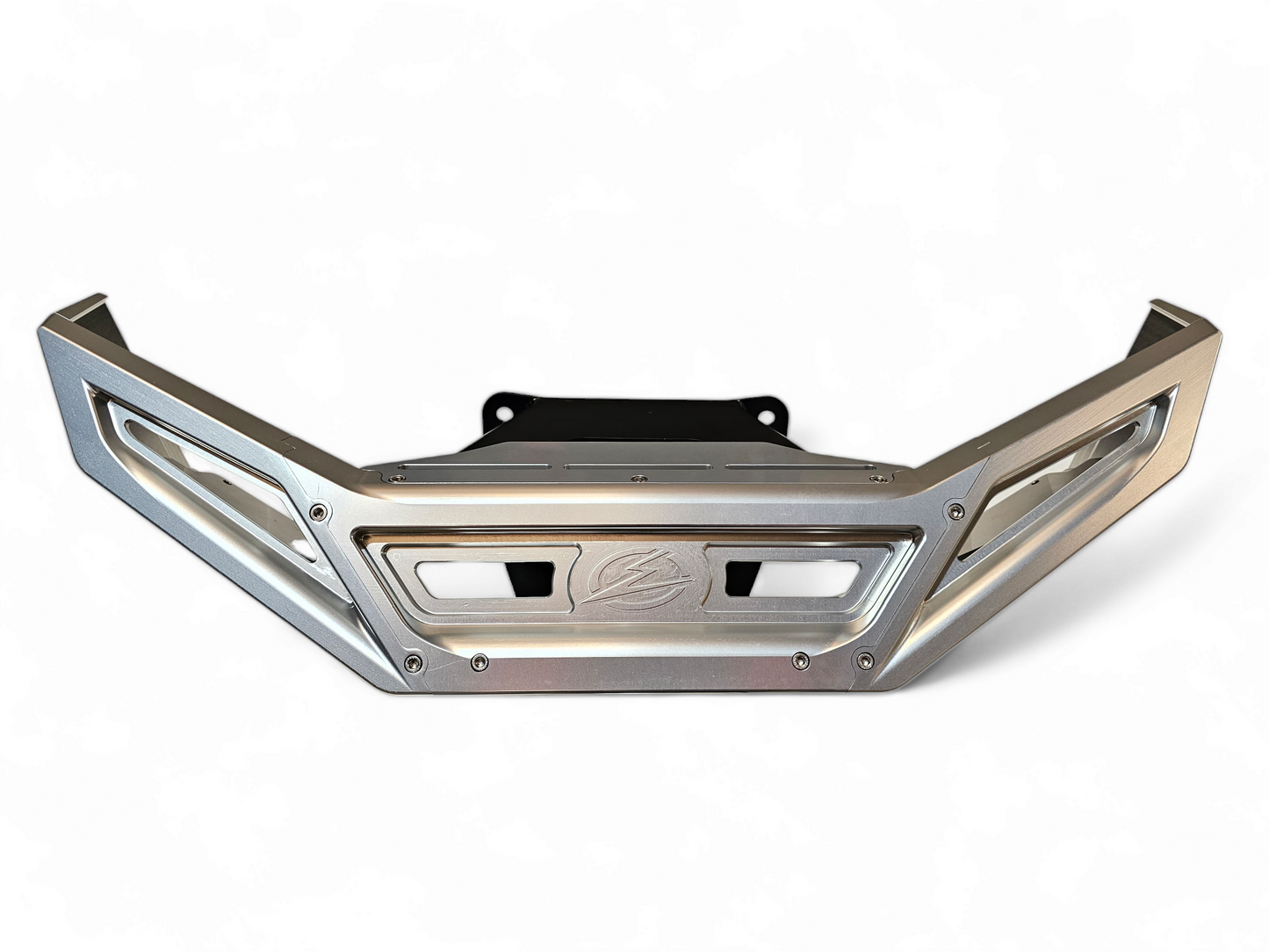 2022-2025 POLARIS RZR PRO R/TURBO R MACHINED BILLET FRONT WINCH BUMPER (CLEAR ANODIZED)