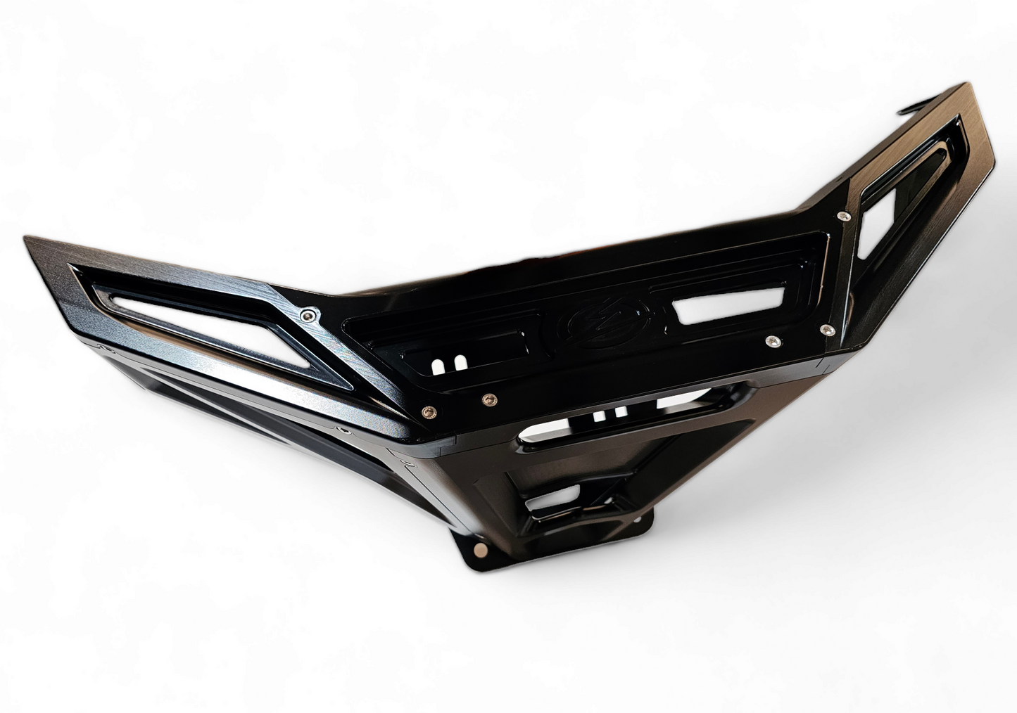 2022-2025 POLARIS RZR PRO R/TURBO R MACHINED BILLET FRONT WINCH BUMPER (BLACK ANODIZE)