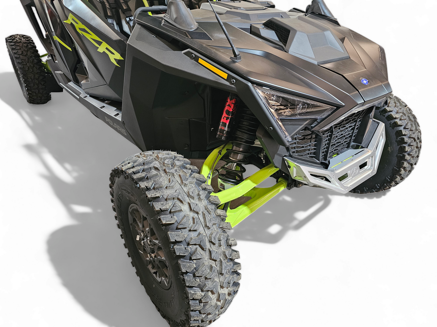 2022-2025 POLARIS RZR PRO R/TURBO R MACHINED BILLET FRONT WINCH BUMPER (CLEAR ANODIZED)