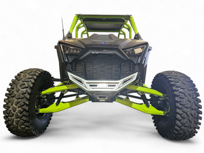 2022-2025 POLARIS RZR PRO R/TURBO R MACHINED BILLET FRONT WINCH BUMPER (CLEAR ANODIZED)