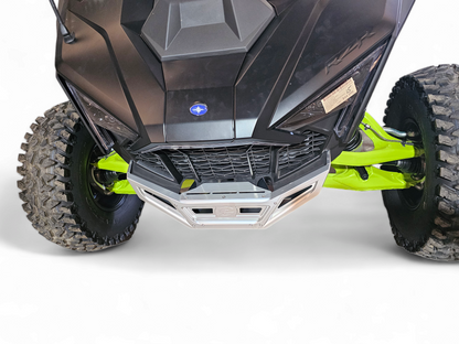 2022-2025 POLARIS RZR PRO R/TURBO R MACHINED BILLET FRONT WINCH BUMPER (CLEAR ANODIZED)