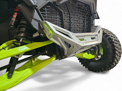 2022-2025 POLARIS RZR PRO R/TURBO R MACHINED BILLET FRONT WINCH BUMPER (CLEAR ANODIZED)