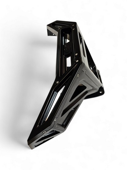 2022-2025 POLARIS RZR PRO R/TURBO R MACHINED BILLET FRONT WINCH BUMPER (BLACK ANODIZE)