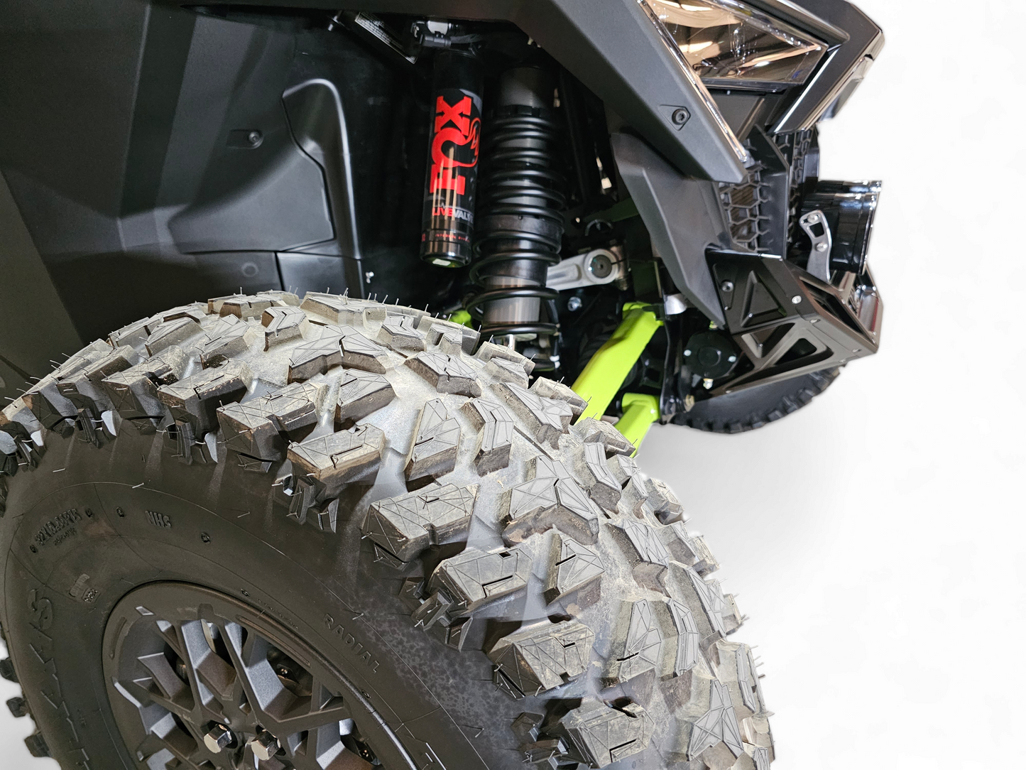 2022-2025 POLARIS RZR PRO R/TURBO R MACHINED BILLET FRONT WINCH BUMPER (BLACK ANODIZE)