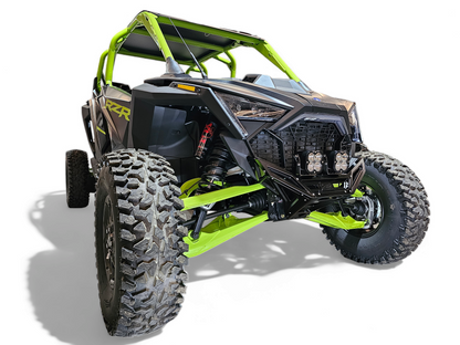 2022-2025 POLARIS RZR PRO R/TURBO R MACHINED BILLET FRONT WINCH BUMPER (BLACK ANODIZE)