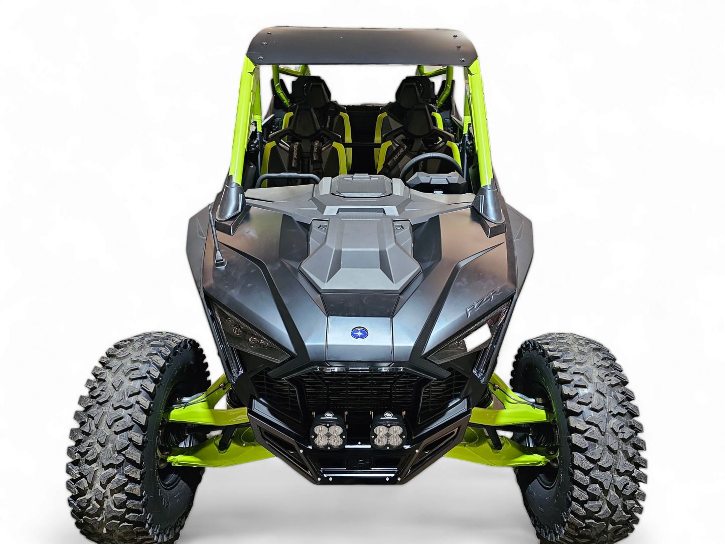 2022-2025 POLARIS RZR PRO R/TURBO R MACHINED BILLET FRONT WINCH BUMPER (BLACK ANODIZE)