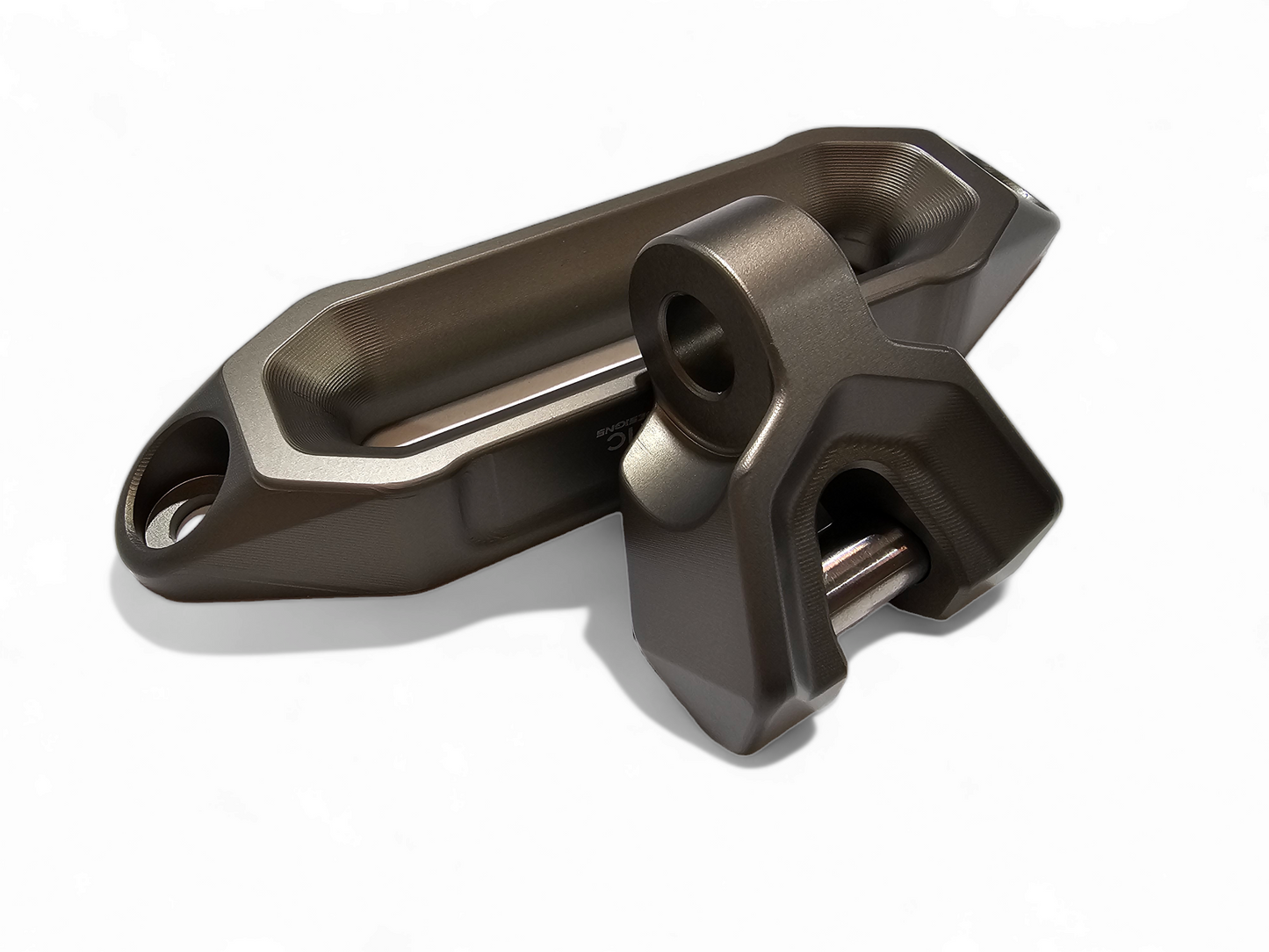 ELEKTRIC OFFROAD DESIGNS UTV WINCH FAIRLEAD AND HOOK (GUNMETAL)