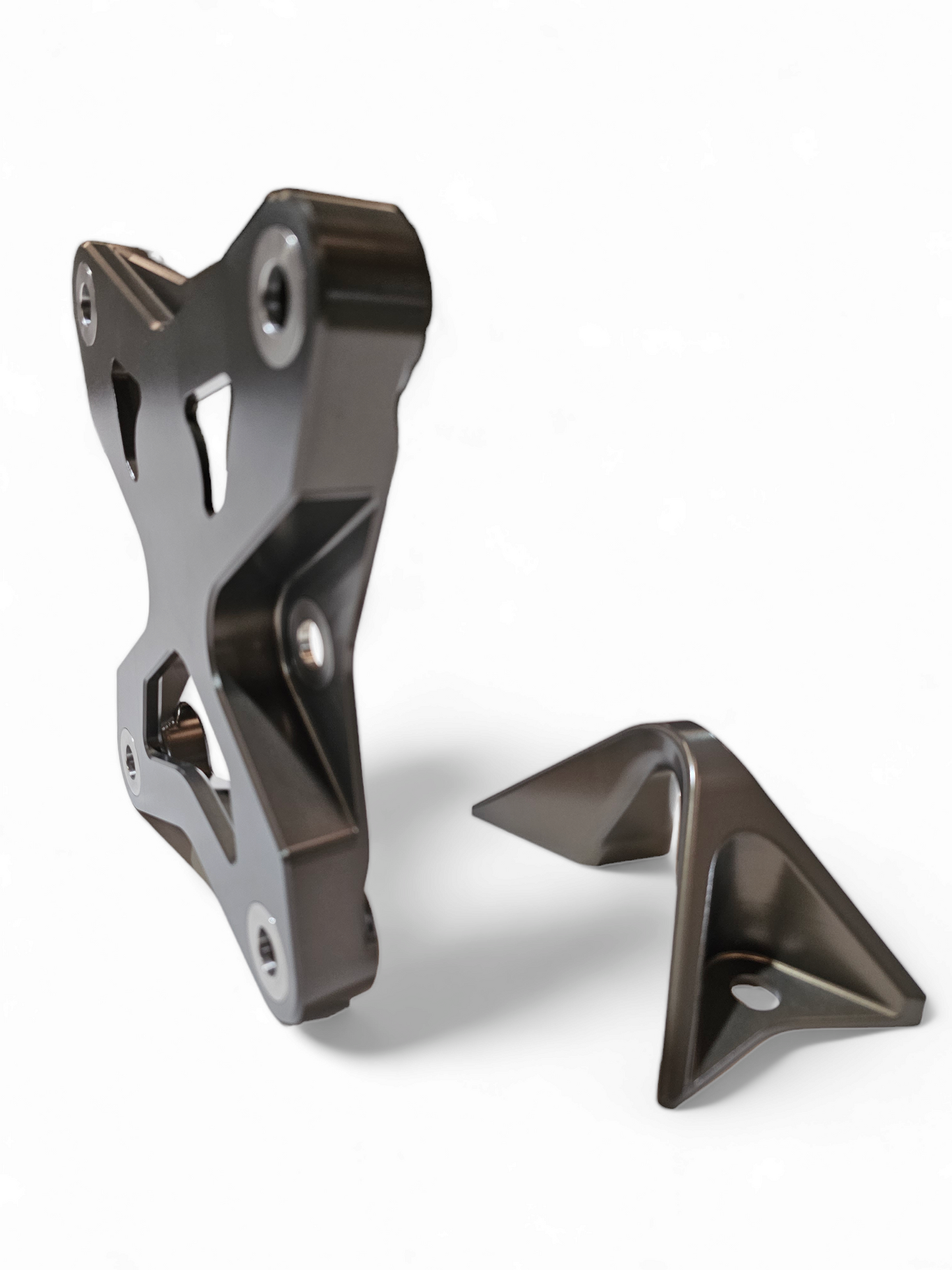 2017-2021 CAN-AM X3 MAVERICK EOD RADIUS ROD PLATE WITH TOW HOOK GUN METAL