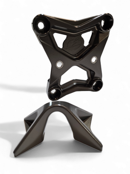 2017-2021 CAN-AM X3 MAVERICK EOD RADIUS ROD PLATE WITH TOW HOOK GUN METAL
