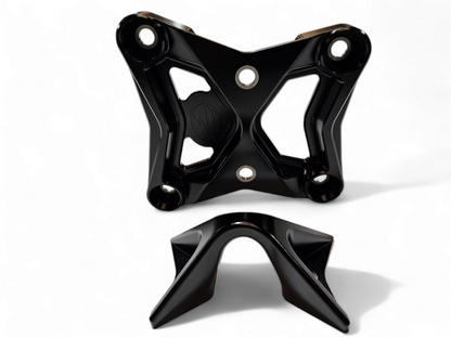 2017-2021 CAN-AM X3 MAVERICK EOD RADIUS ROD PLATE WITH TOW HOOK BLACK