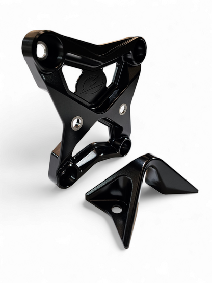 2017-2021 CAN-AM X3 MAVERICK EOD RADIUS ROD PLATE WITH TOW HOOK BLACK
